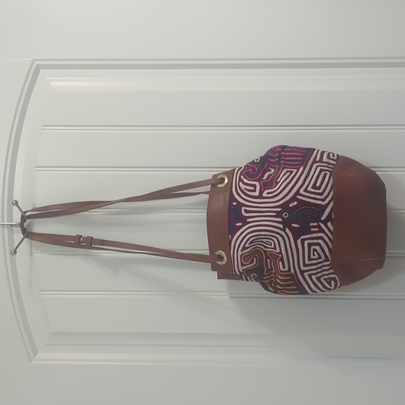 K. Peterson Mola Kuna Indian Handbag - Picture 1 of 10